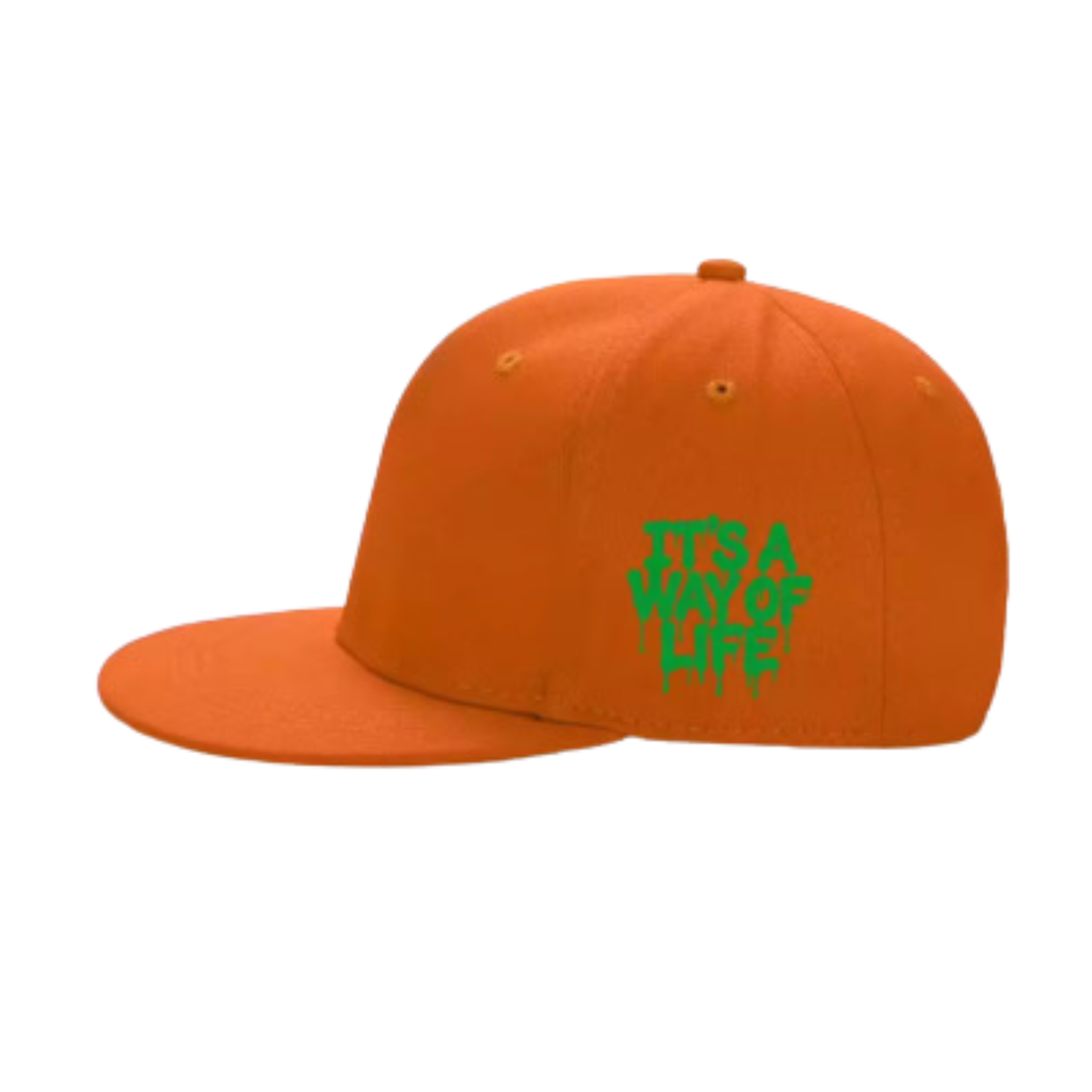 PCE “It’s A Way of Life” Hat – Orange/Green