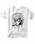 PCE Drip Angel Tee - Paper Chasing Enterprise Graphic T-Shirt (White/Grey)