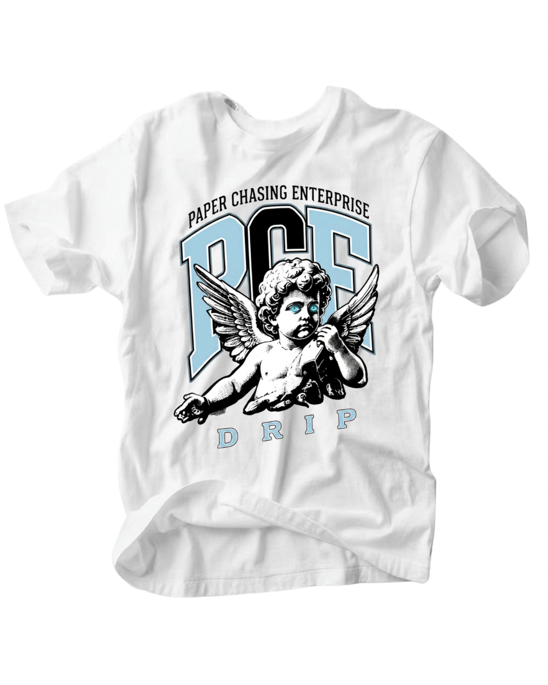 Paper Chasing Enterprise “PCE Drip” Cherub Tee