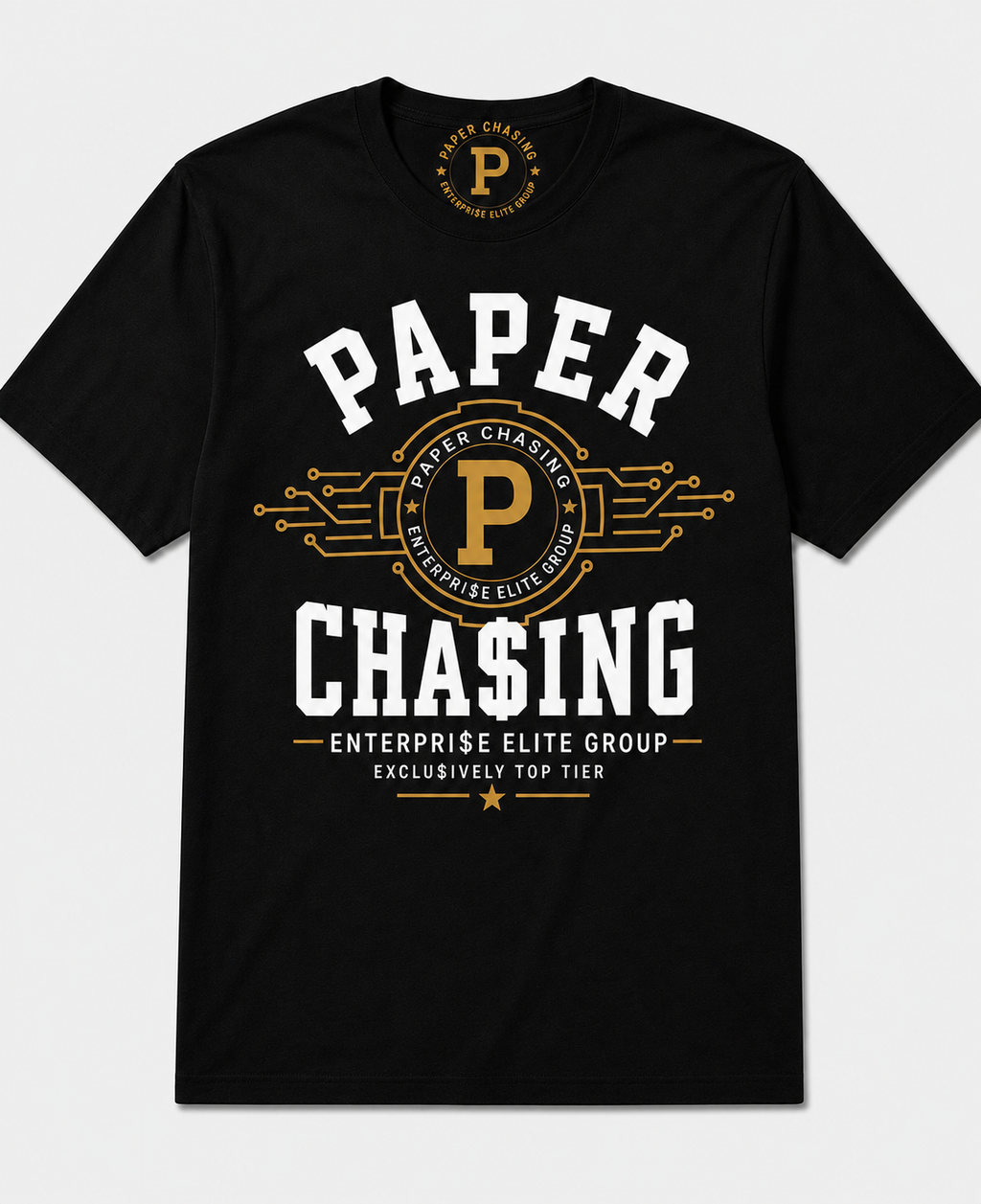 New PCE EXCLUSIVELY TOP TIER TSHIRT Available Colors: White • Black • Royal Blue • Red