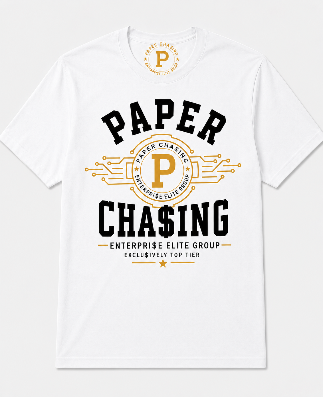 New PCE EXCLUSIVELY TOP TIER TSHIRT Available Colors: White • Black • Royal Blue • Red
