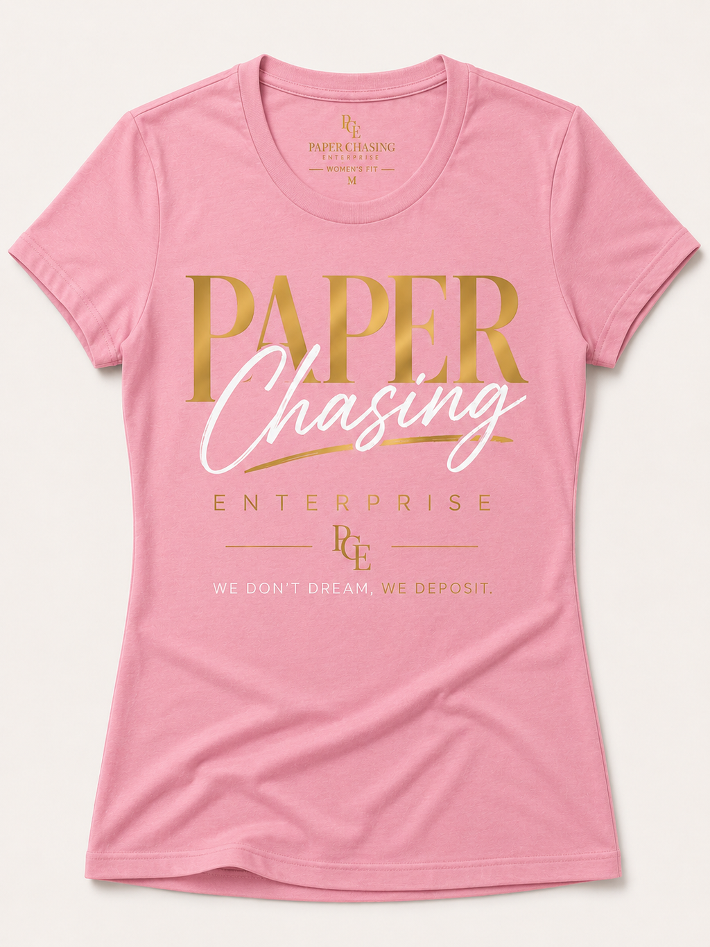 Paper Chasing Enterprise™ Women’s Signature Graphic Tee – Boss Collection