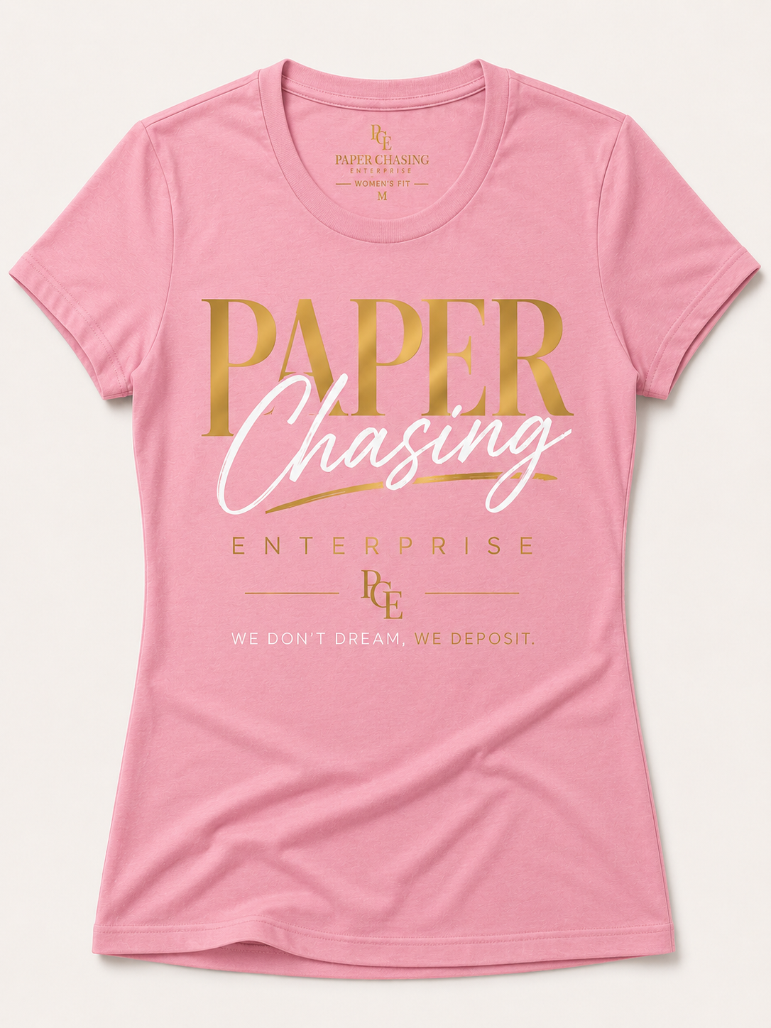 Paper Chasing Enterprise™ Women’s Signature Graphic Tee – Boss Collection