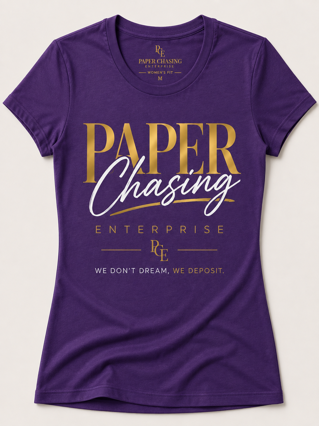 Paper Chasing Enterprise™ Women’s Signature Graphic Tee – Boss Collection