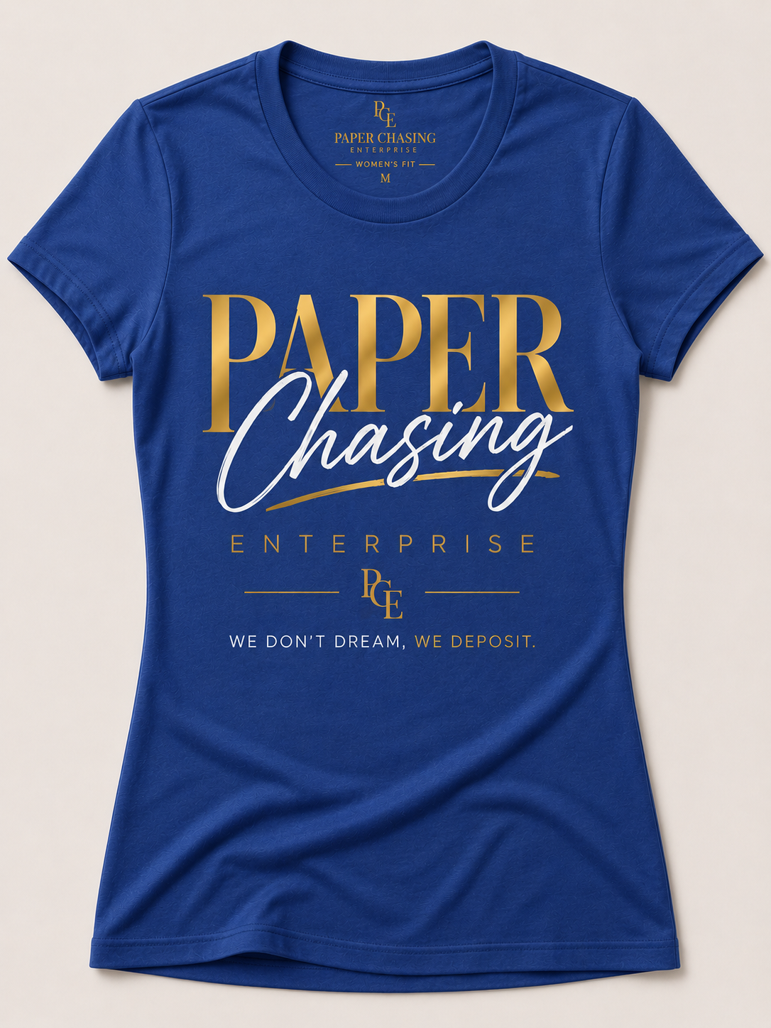 Paper Chasing Enterprise™ Women’s Signature Graphic Tee – Boss Collection