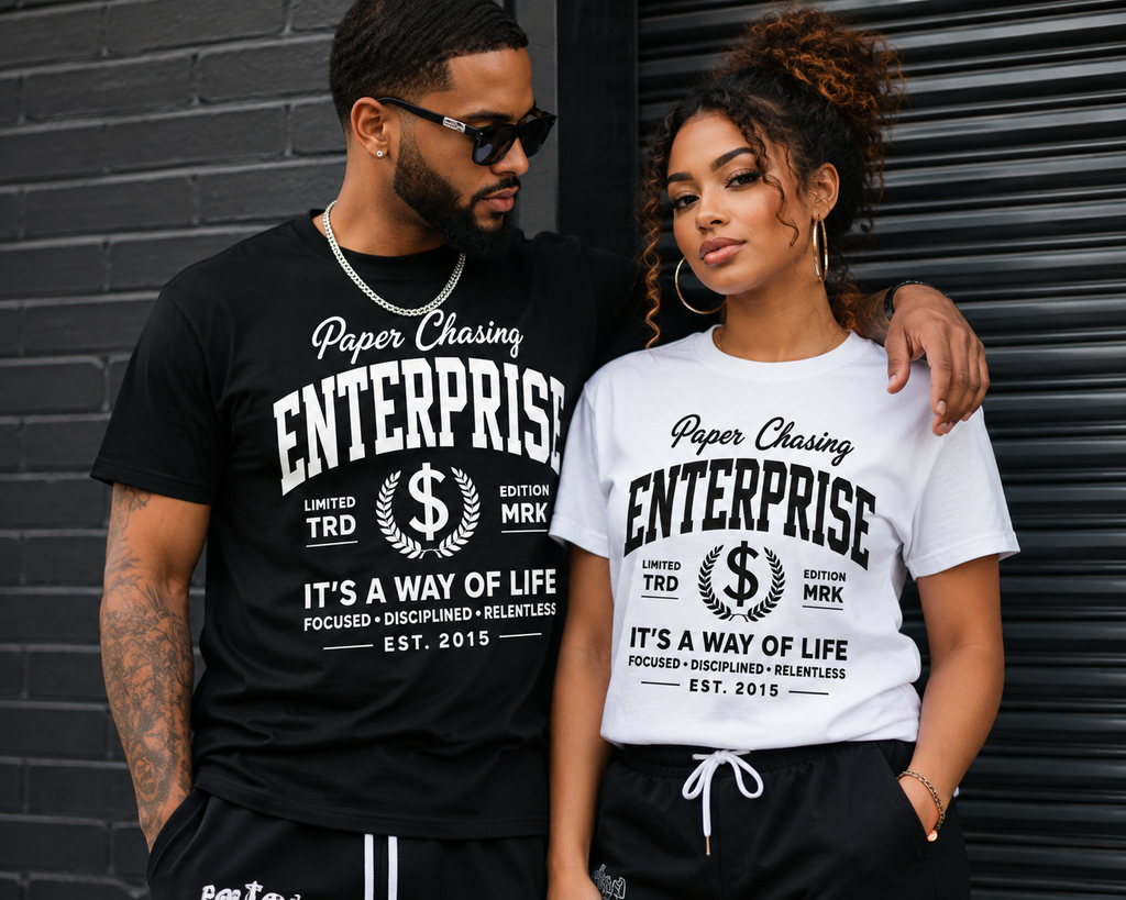 Paper Chasing Enterprise™ — “It’s a Way of Life” Varsity Tee